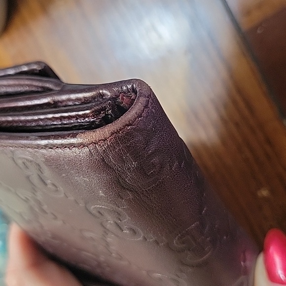 Authentic Gucci Continental Flap Wallet Guccissma Leather long wallet - Picture 4 of 12